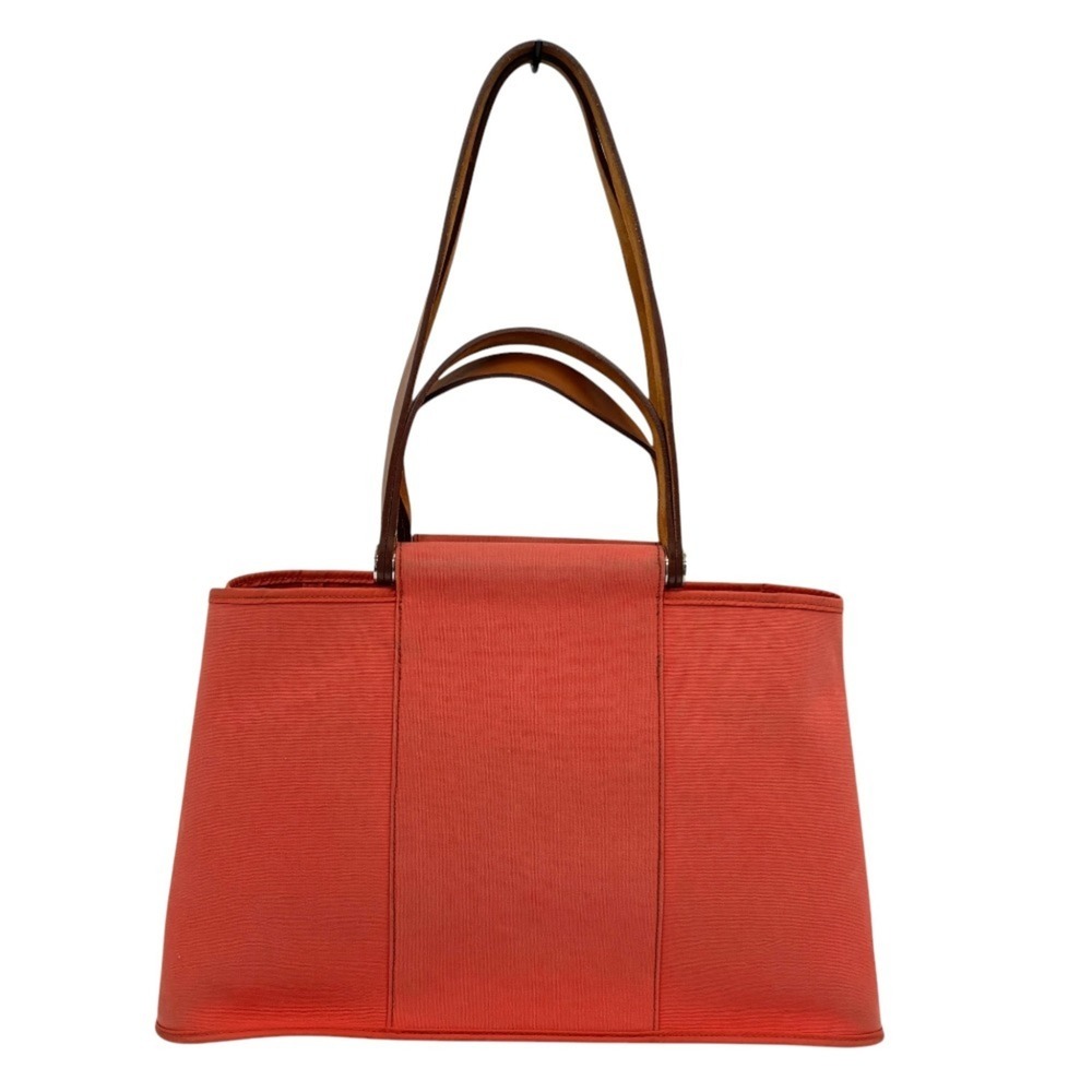 HERMES Cabas Elan 2-way handbag, pink, □N stamp, women's. - Picture 1 of 16